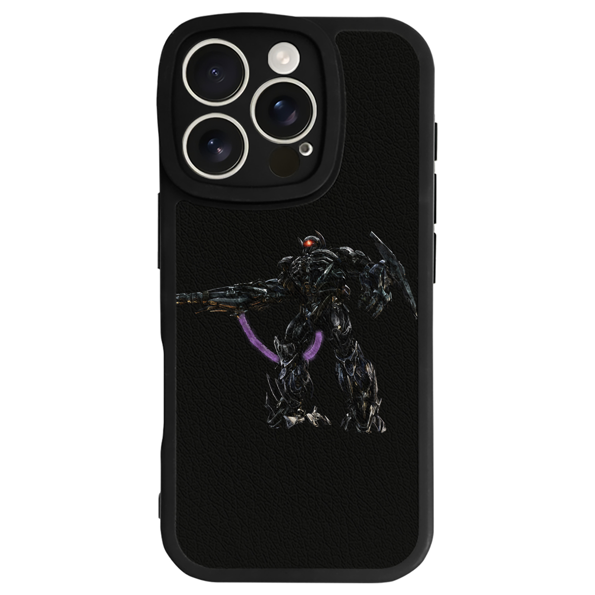 （画像用） Transformers トランスフォーマー 【iPhone 16シリーズ対応】シリコンスマホケース（レザー調） 材質：シリコン